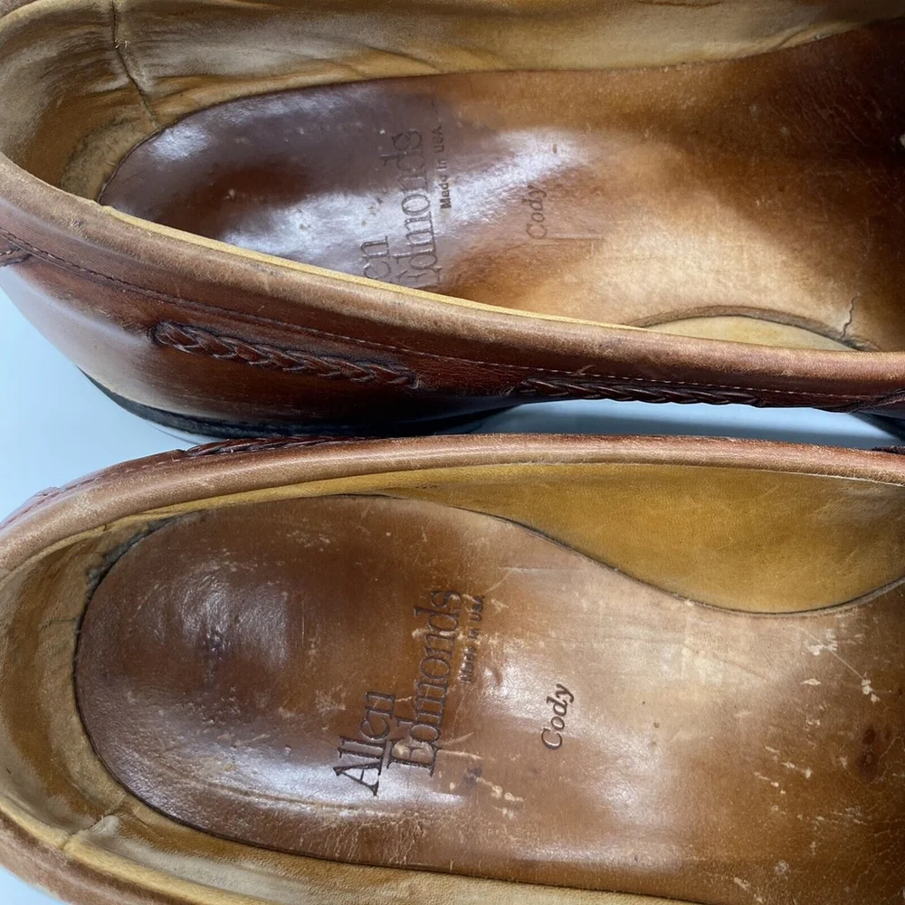 Allen Edmonds Cody Brown Leather Tassel Loafers 1849 Men’s Size 9.5 D